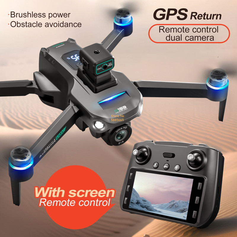 Drone Cinematic - 8K Doppia Fotocamera 5G WIFI FPV