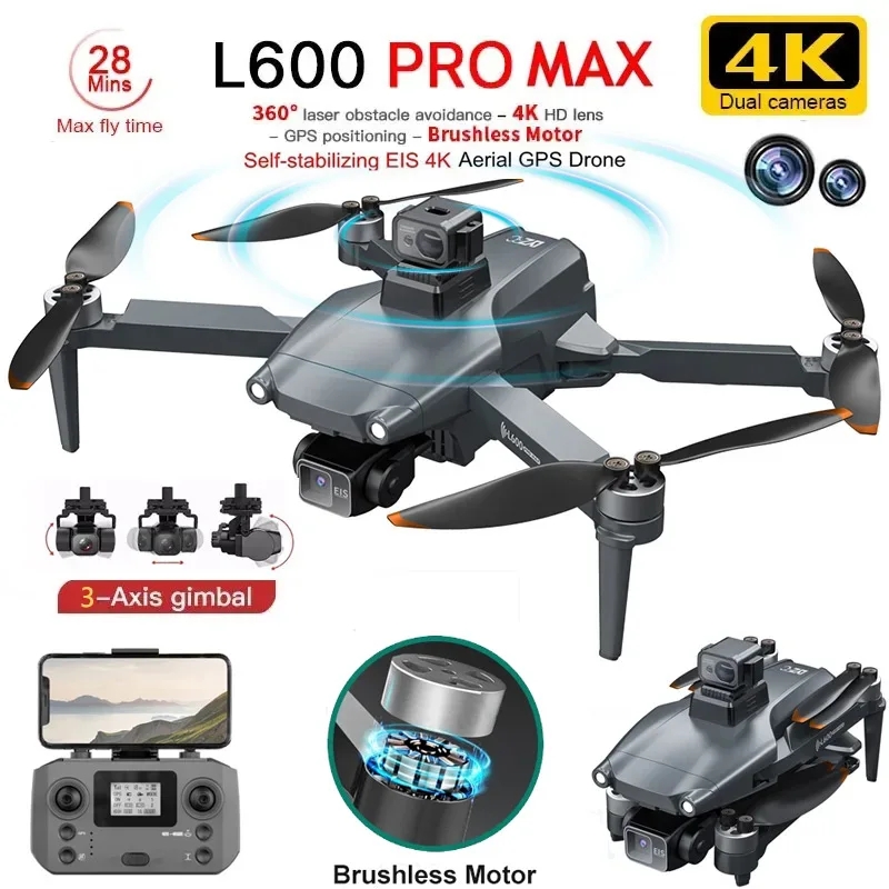 Drone Cinematic - L600 PRO MAX GPS Drone Professionale
