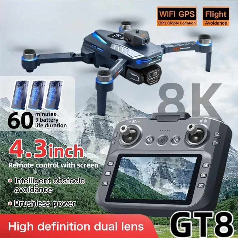 Drone Originale GT8 8K Profess - Drone Surveying recensione e prezzo