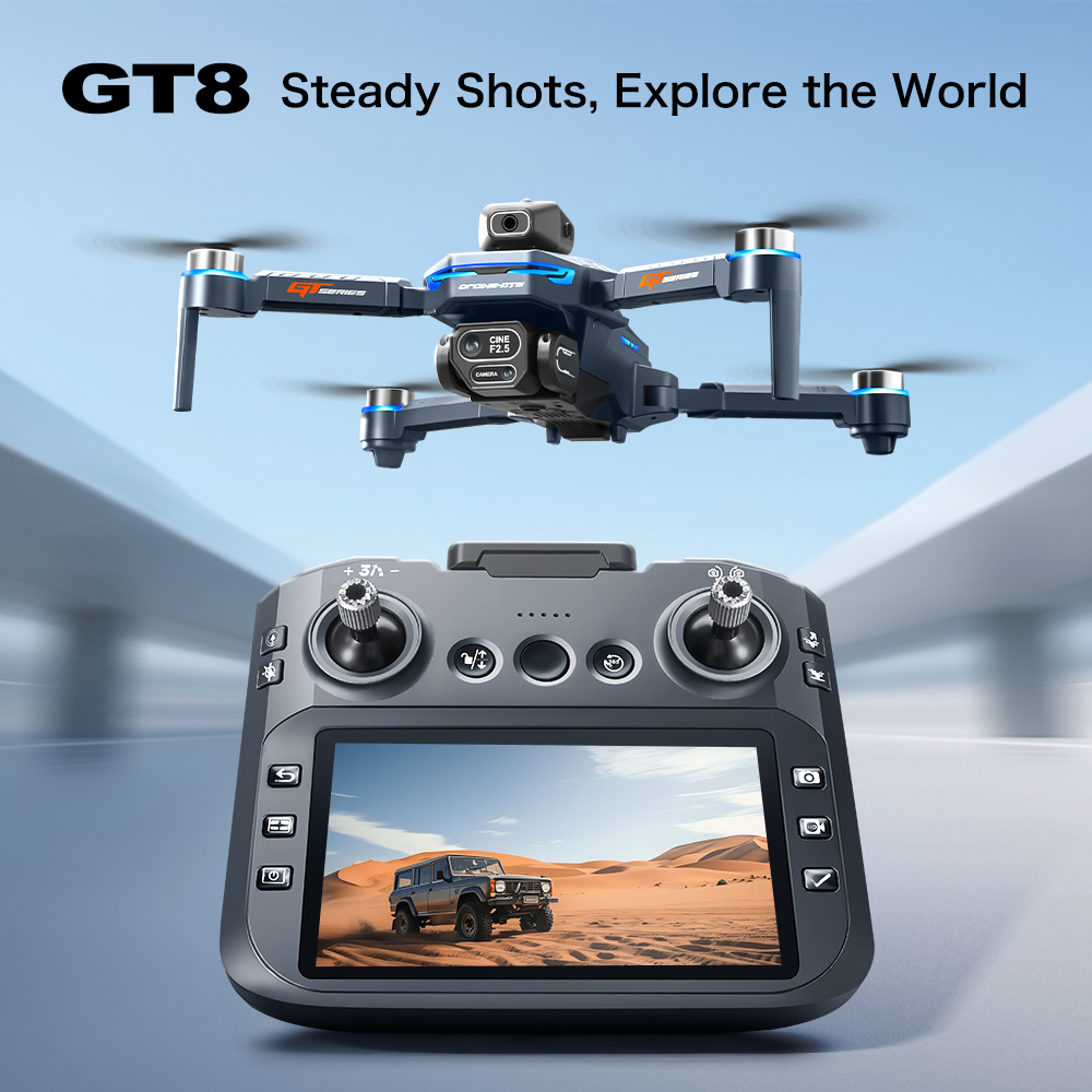 Drone Pieghevole GT8 Max con D - Drone Cinematic recensione e prezzo