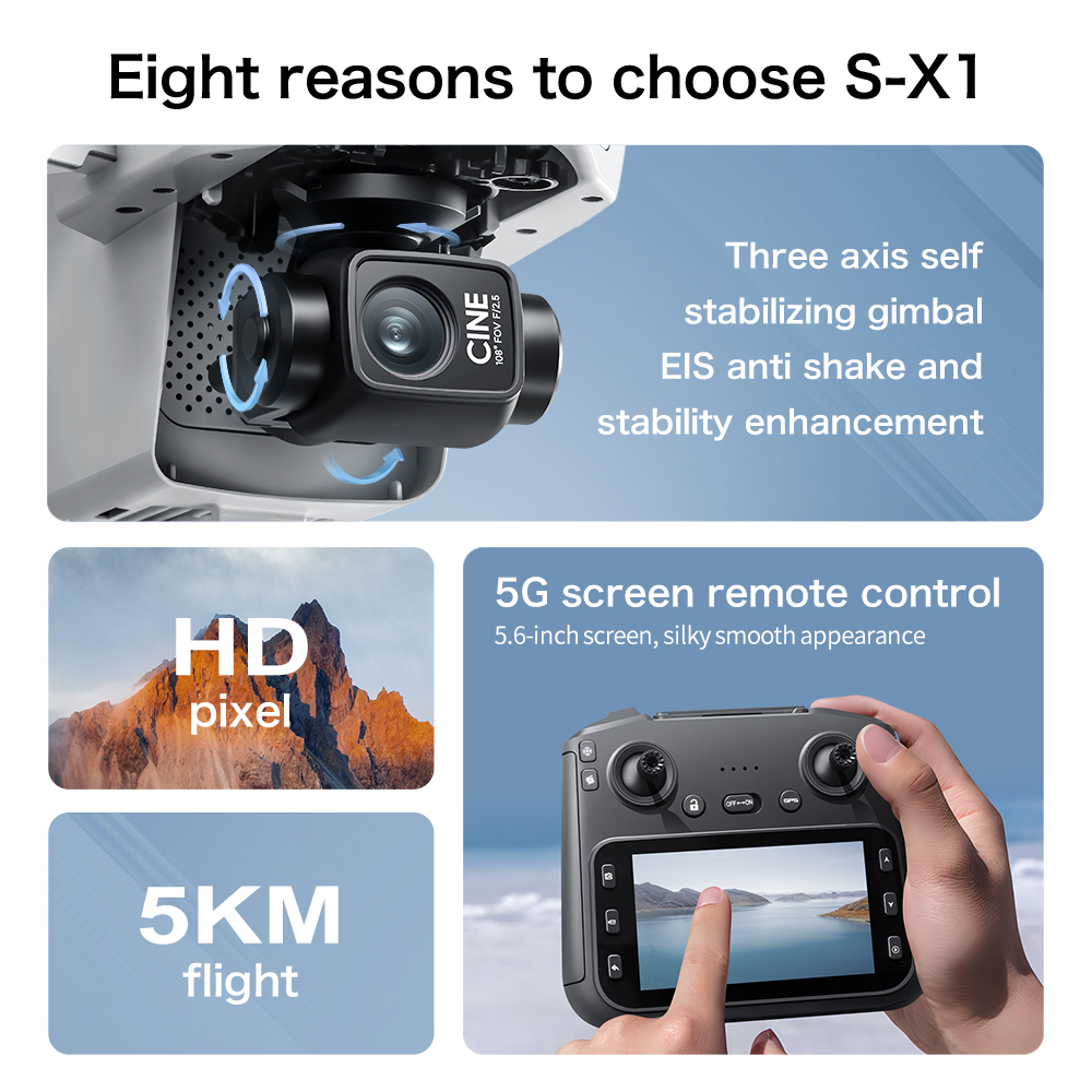 Drone Originale S-X1 8K HD Pro - Drone Surveying recensione e prezzo