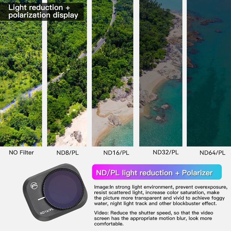 RCSTQ Set di filtri per obiett - Drone Video Production recensione e prezzo