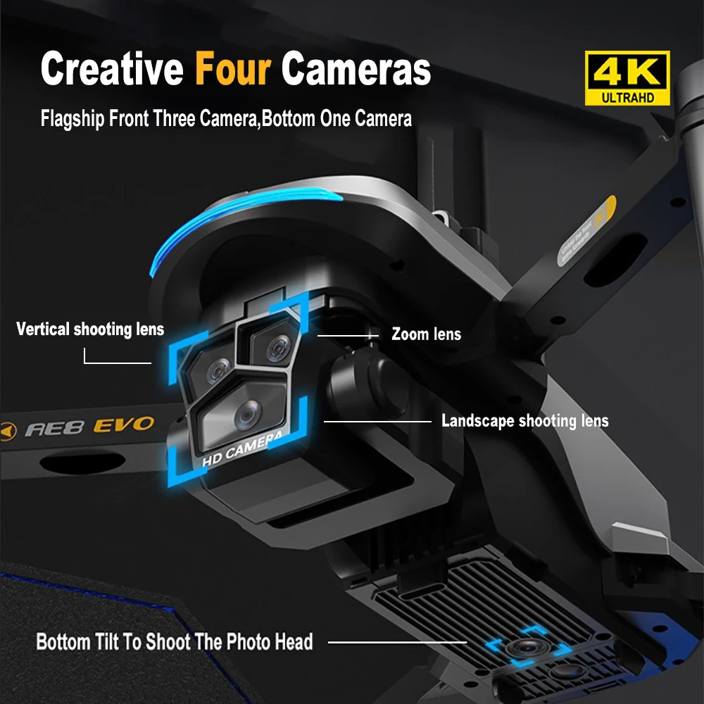 Drone AE8 EVO GPS 8K Professio - Drone Photogrammetry recensione e prezzo